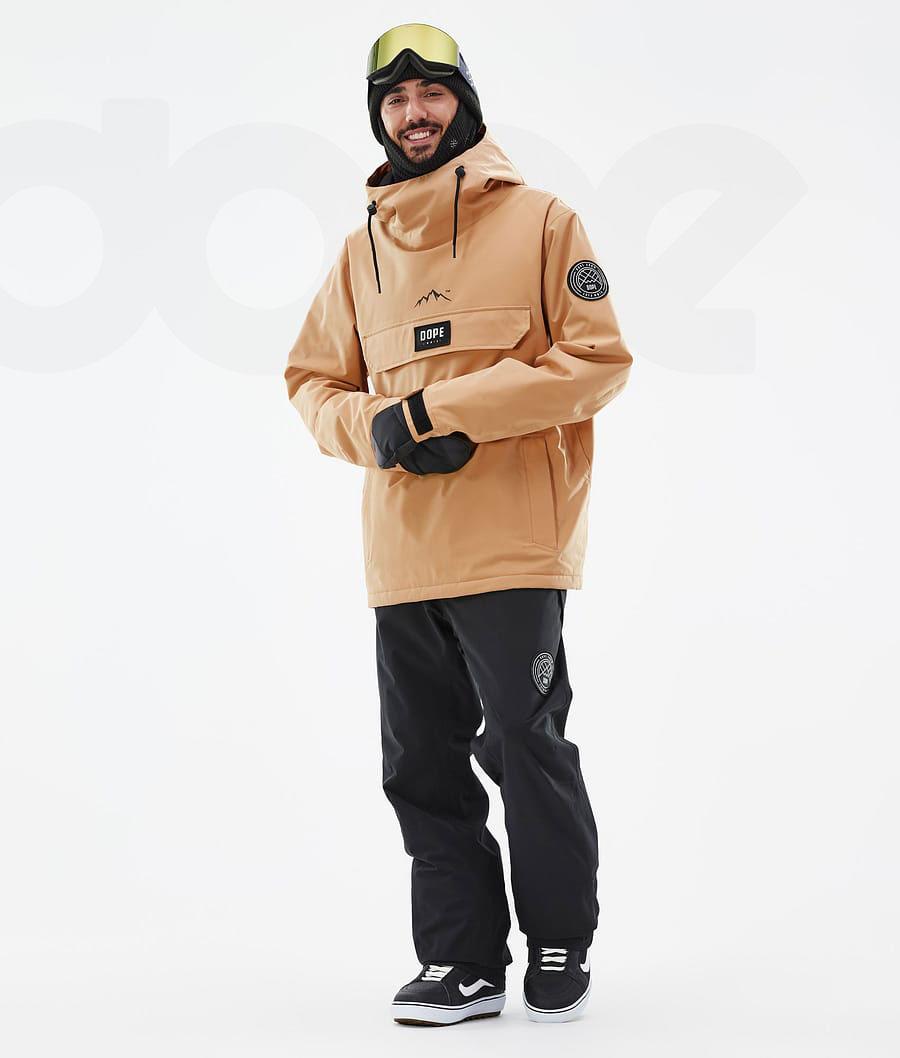 Dope Blizzard Uomo Giacche Snowboard Khaki Gialle | ITJJ2763