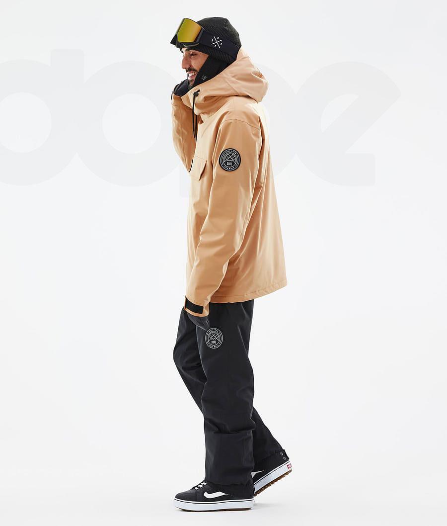 Dope Blizzard Uomo Giacche Snowboard Khaki Gialle | ITJJ2763