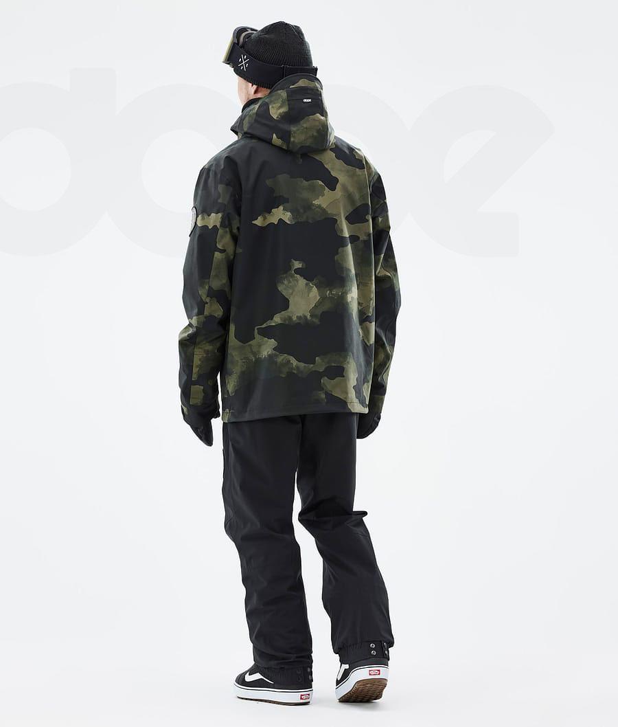 Dope Blizzard Uomo Giacche Snowboard Verdi Camouflage | ITHK2765