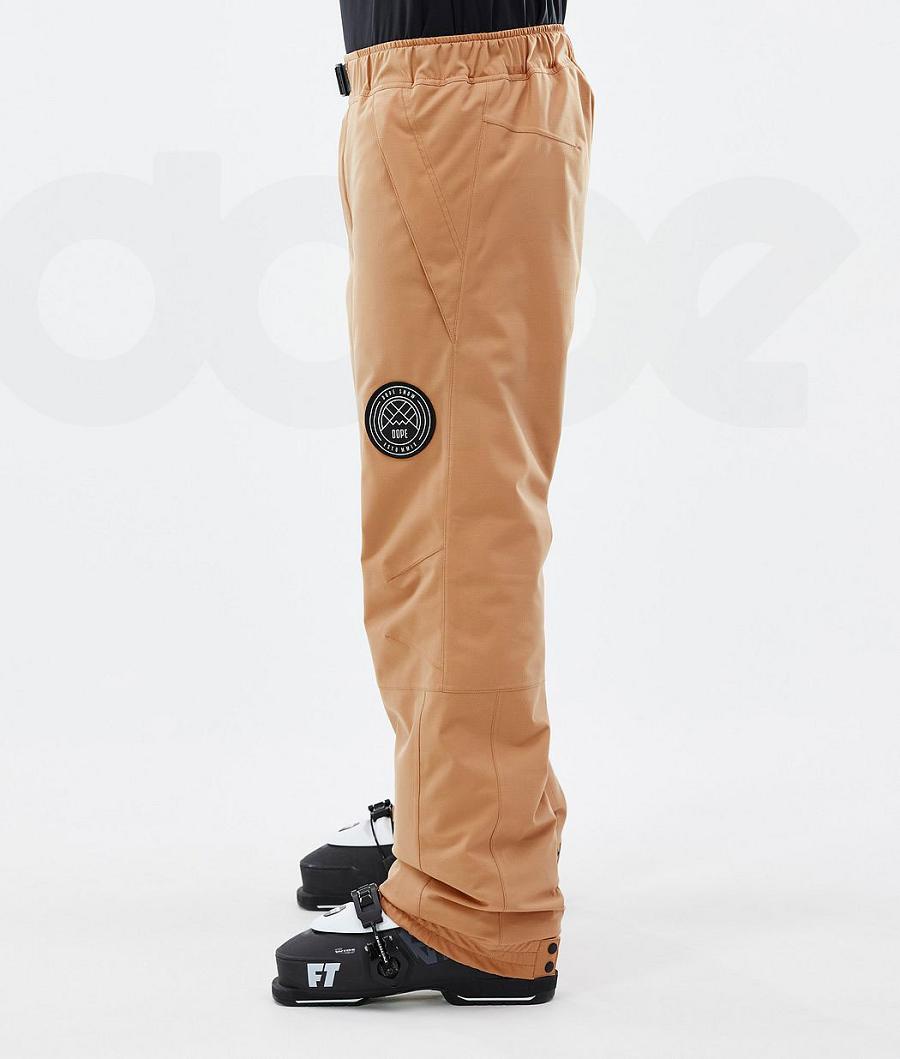 Dope Blizzard Uomo Pantaloni Da Sci Khaki Gialle | ITXF2617