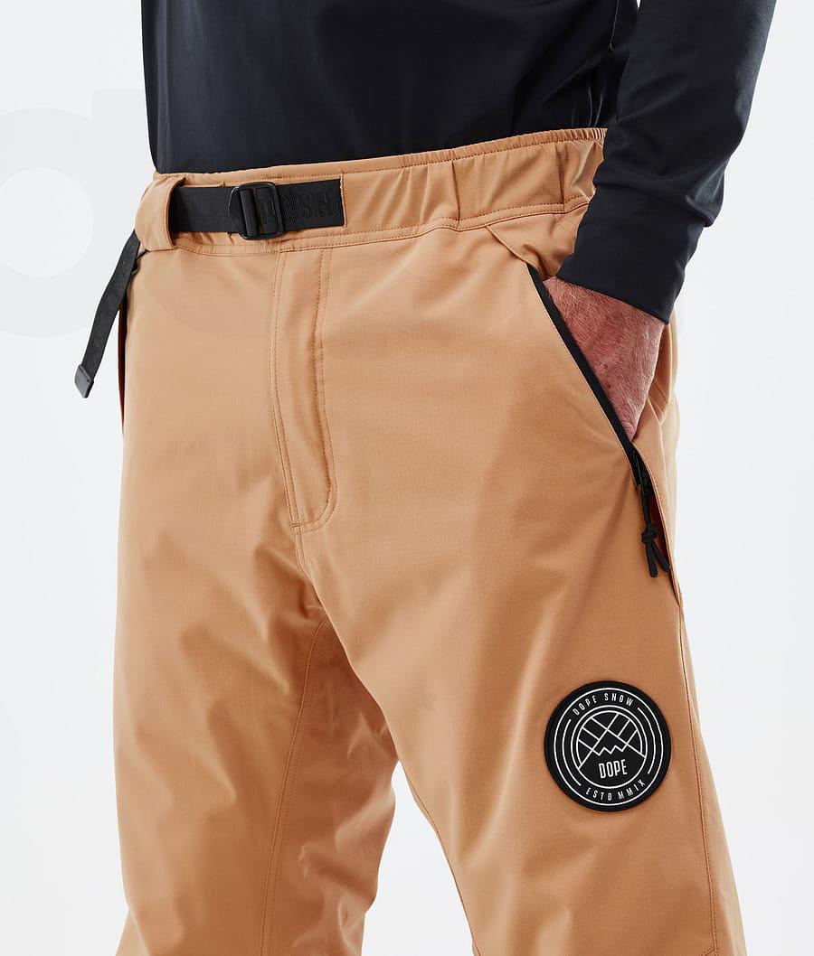 Dope Blizzard Uomo Pantaloni Da Sci Khaki Gialle | ITXF2617