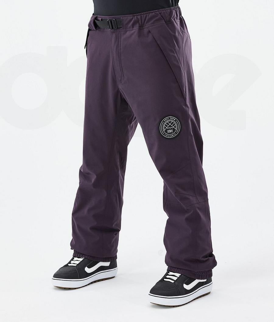 Dope Blizzard Uomo Pantaloni Snowboard Corallo Viola | ITRW2556