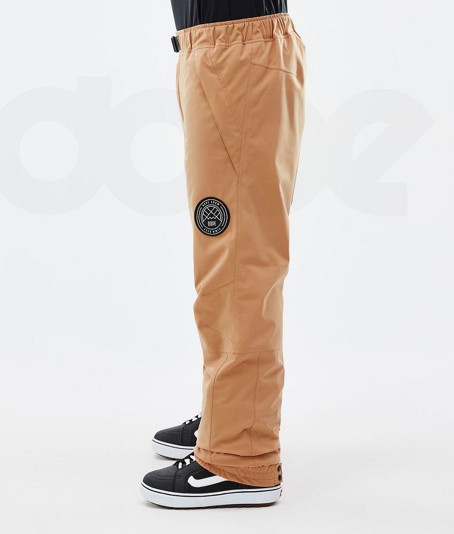 Dope Blizzard Uomo Pantaloni Snowboard Khaki Gialle | ITEX2557