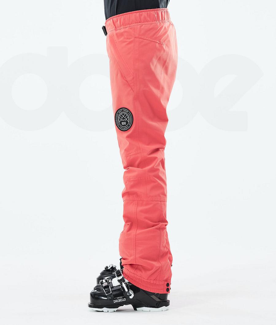 Dope Blizzard W 2021 Donna Pantaloni Da Sci Rosse | ITSO3310