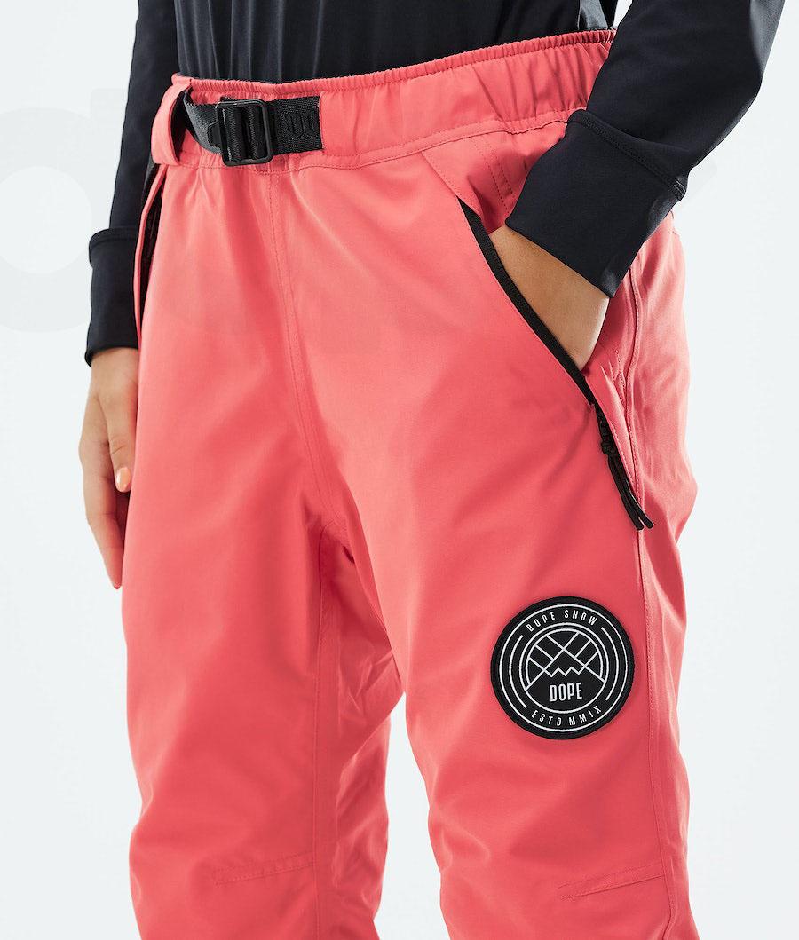 Dope Blizzard W 2021 Donna Pantaloni Da Sci Rosse | ITSO3310