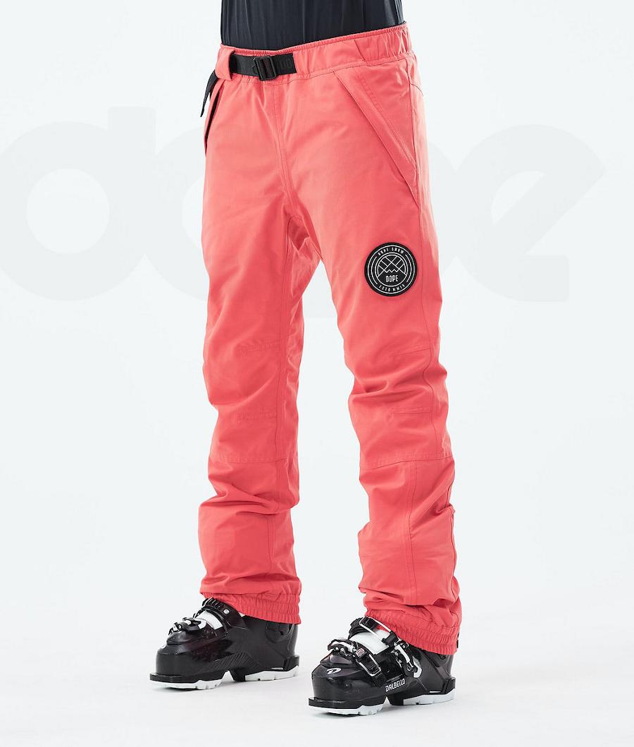 Dope Blizzard W 2021 Donna Pantaloni Da Sci Rosse | ITSO3310