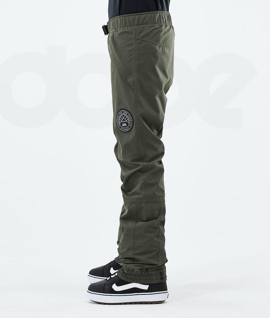 Dope Blizzard W 2021 Donna Pantaloni Snowboard Verde Oliva Verdi | ITQZ3250