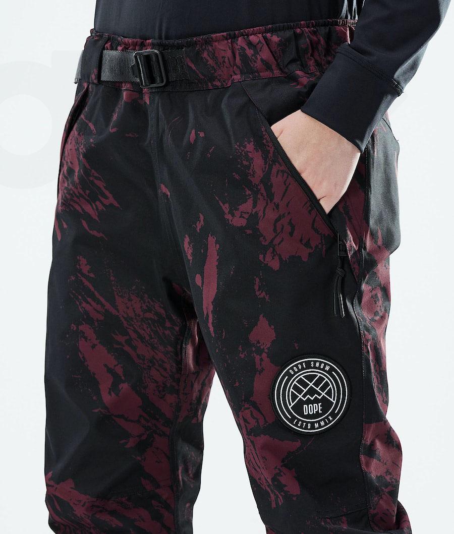 Dope Blizzard W 2021 Paint Donna Pantaloni Da Sci Bordeaux | ITIS3314