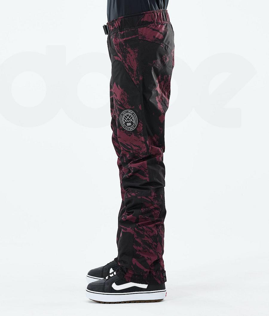 Dope Blizzard W 2021 Paint Donna Pantaloni Snowboard Bordeaux | ITNB3252