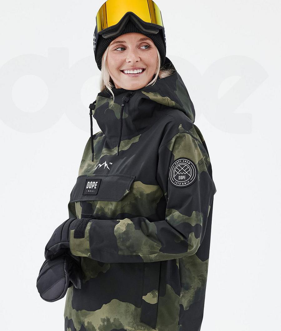 Dope Blizzard W Donna Giacche Da Sci Verdi Camouflage | ITUT3621