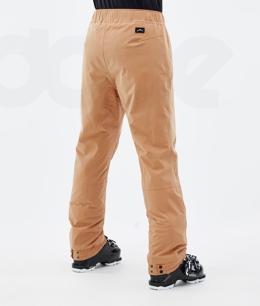 Dope Blizzard W Donna Pantaloni Da Sci Khaki Gialle | ITJJ3305