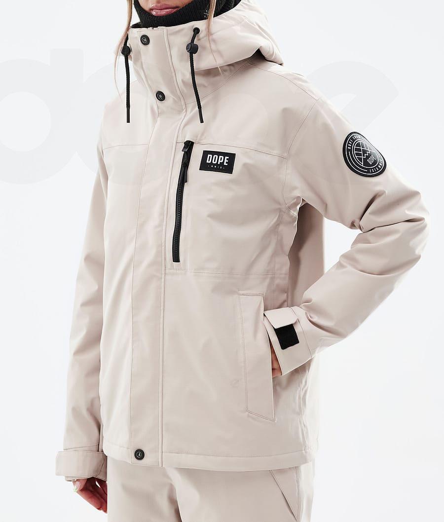 Dope Blizzard W Full Zip Donna Giacche Da Sci Marroni | ITDN3633