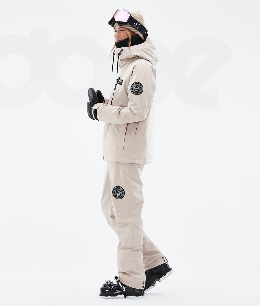 Dope Blizzard W Full Zip Donna Giacche Da Sci Marroni | ITDN3633