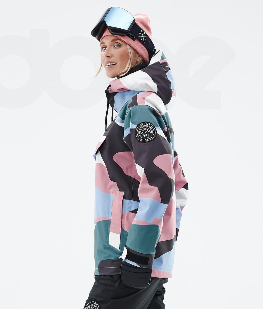 Dope Blizzard W Shards Donna Giacche Snowboard Corallo Blu Rosa | ITGL3475