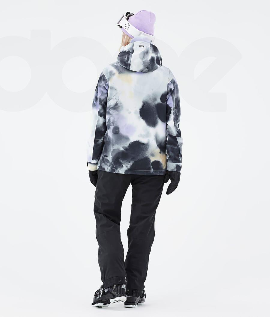 Dope Blizzard W Tiedye Donna Giacche Da Sci Nere Viola | ITYU3647