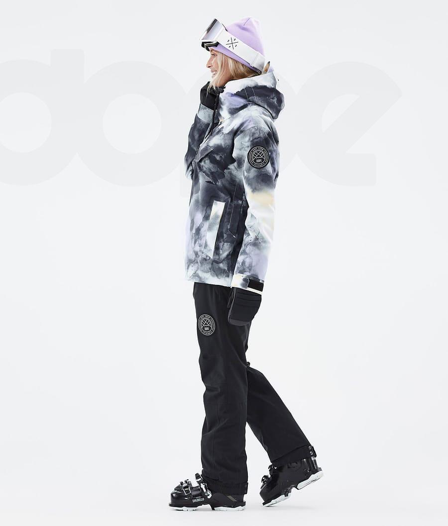 Dope Blizzard W Tiedye Donna Giacche Da Sci Nere Viola | ITYU3647