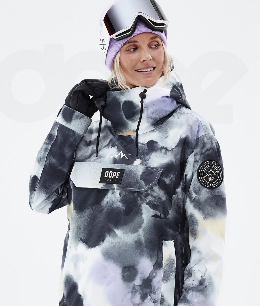 Dope Blizzard W Tiedye Donna Giacche Snowboard Nere Viola | ITSO3478