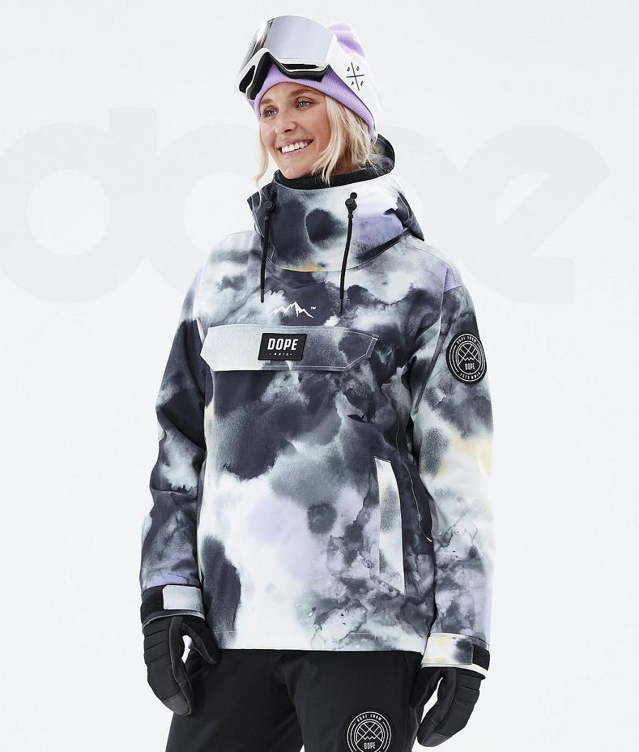 Dope Blizzard W Tiedye Donna Giacche Snowboard Nere Viola | ITSO3478