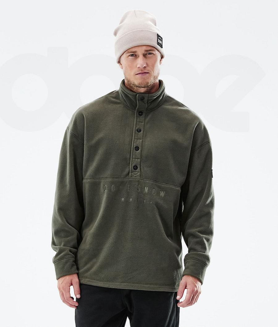 Dope Comfy 2021 Uomo Pile Verde Oliva Verdi | ITIS3030