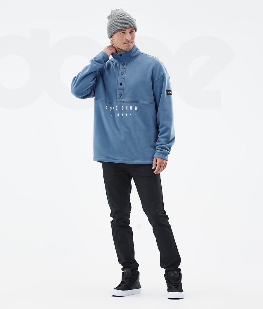 Dope Comfy Uomo Pile Blu Grigie | ITOR3029