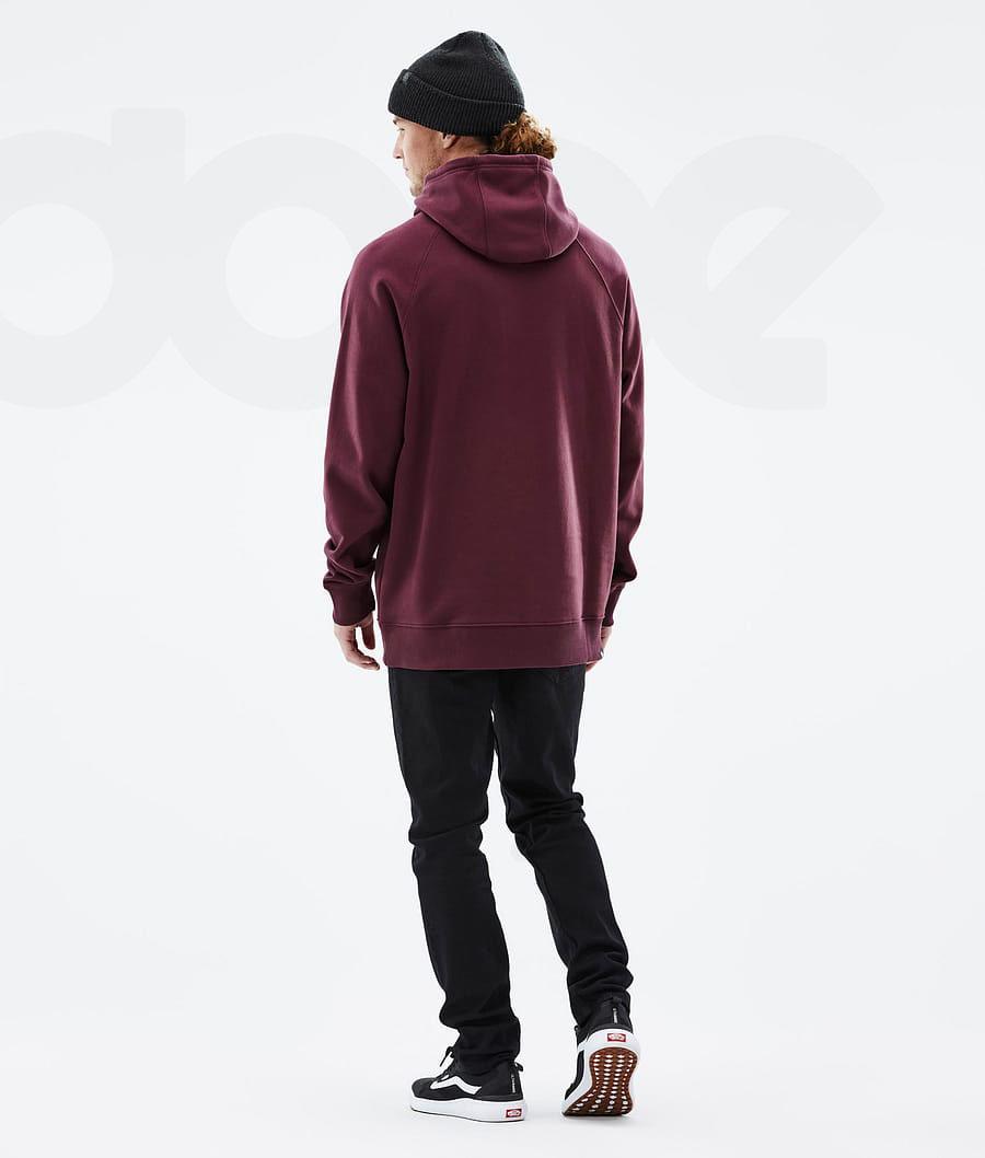 Dope Common 2X-Up Uomo Felpa Con Cappuccio Bordeaux | ITDN2999