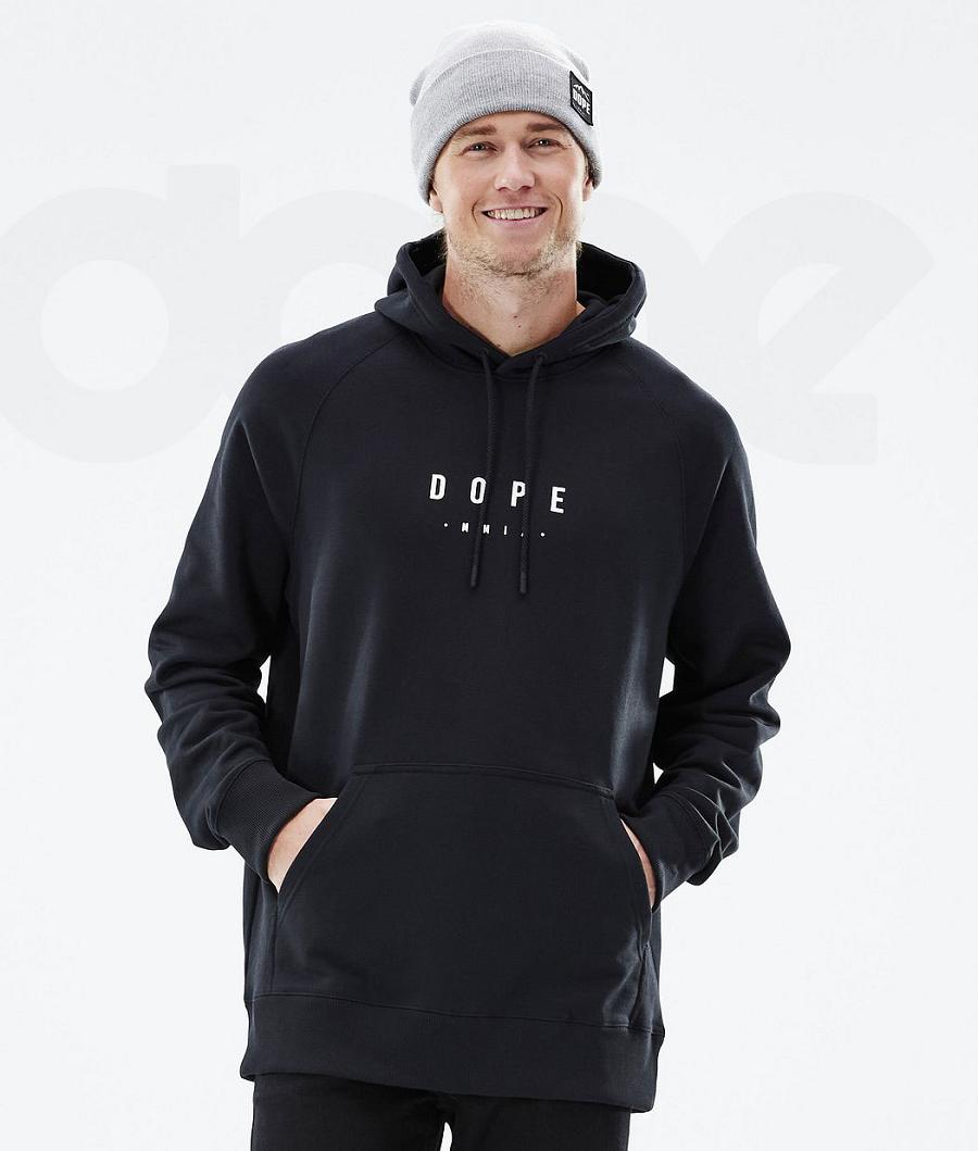 Dope Common Peak Uomo Felpa Con Cappuccio Nere | ITOR3003