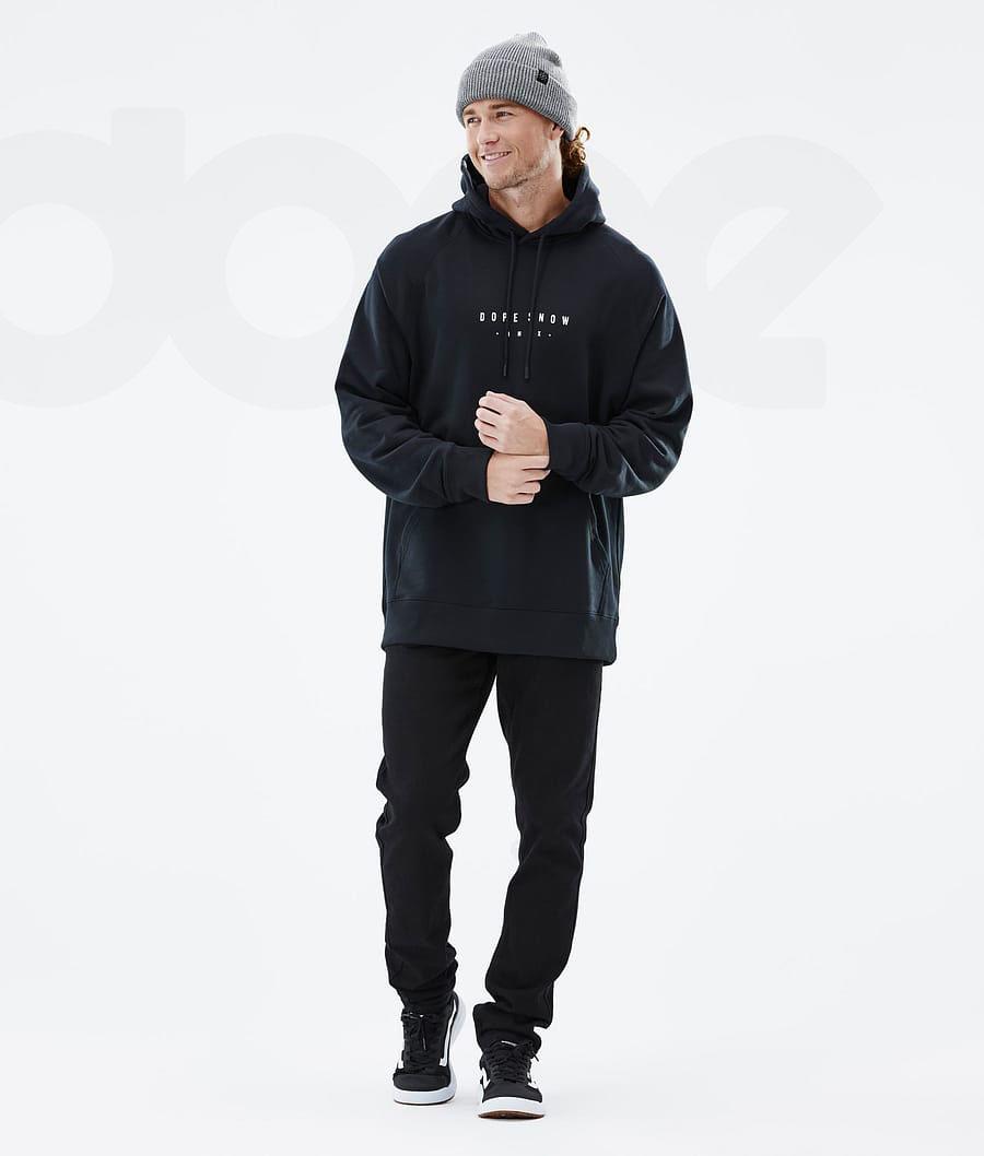 Dope Common Range Uomo Felpa Con Cappuccio Nere | ITYU3006