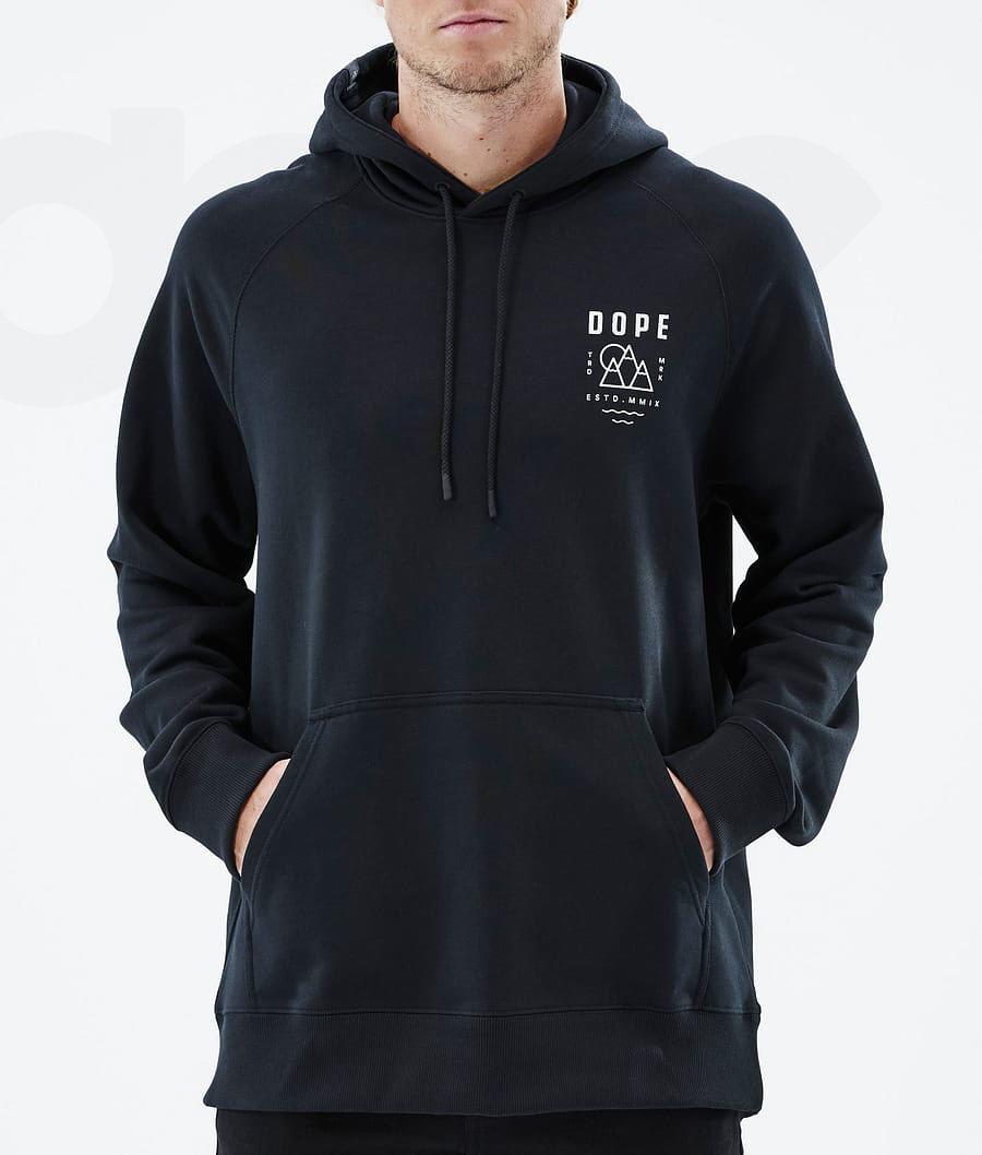 Dope Common Summit Uomo Felpa Con Cappuccio Nere | ITEX3009