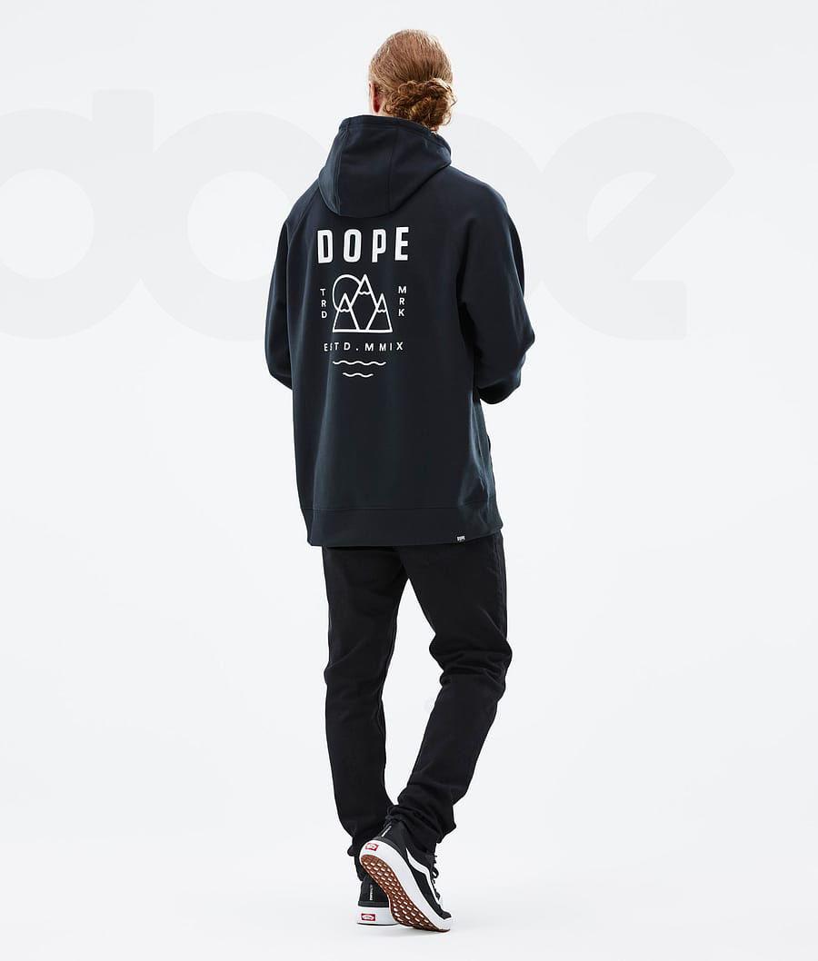 Dope Common Summit Uomo Felpa Con Cappuccio Nere | ITEX3009