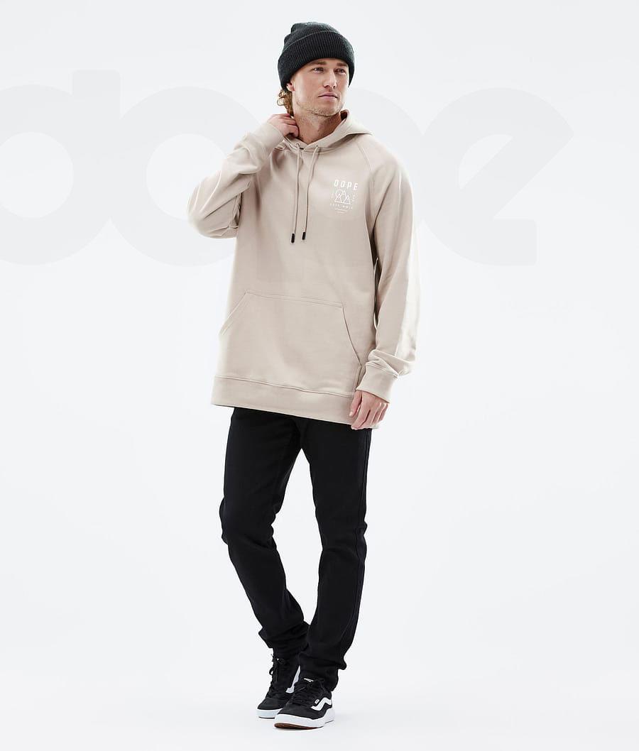 Dope Common Summit Uomo Felpa Con Cappuccio Marroni | ITWY3010