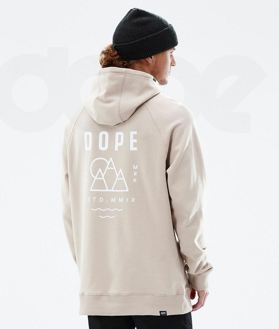 Dope Common Summit Uomo Felpa Con Cappuccio Marroni | ITWY3010