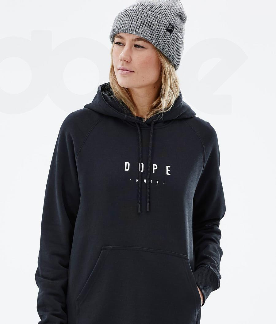 Dope Common W Peak Donna Felpa Con Cappuccio Nere | ITWY3834