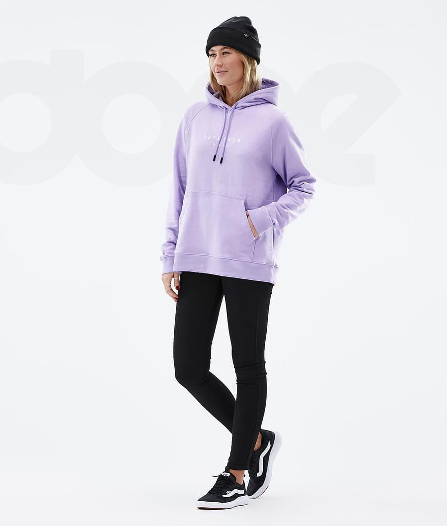 Dope Common W Range Donna Felpa Con Cappuccio Viola | ITNB3837