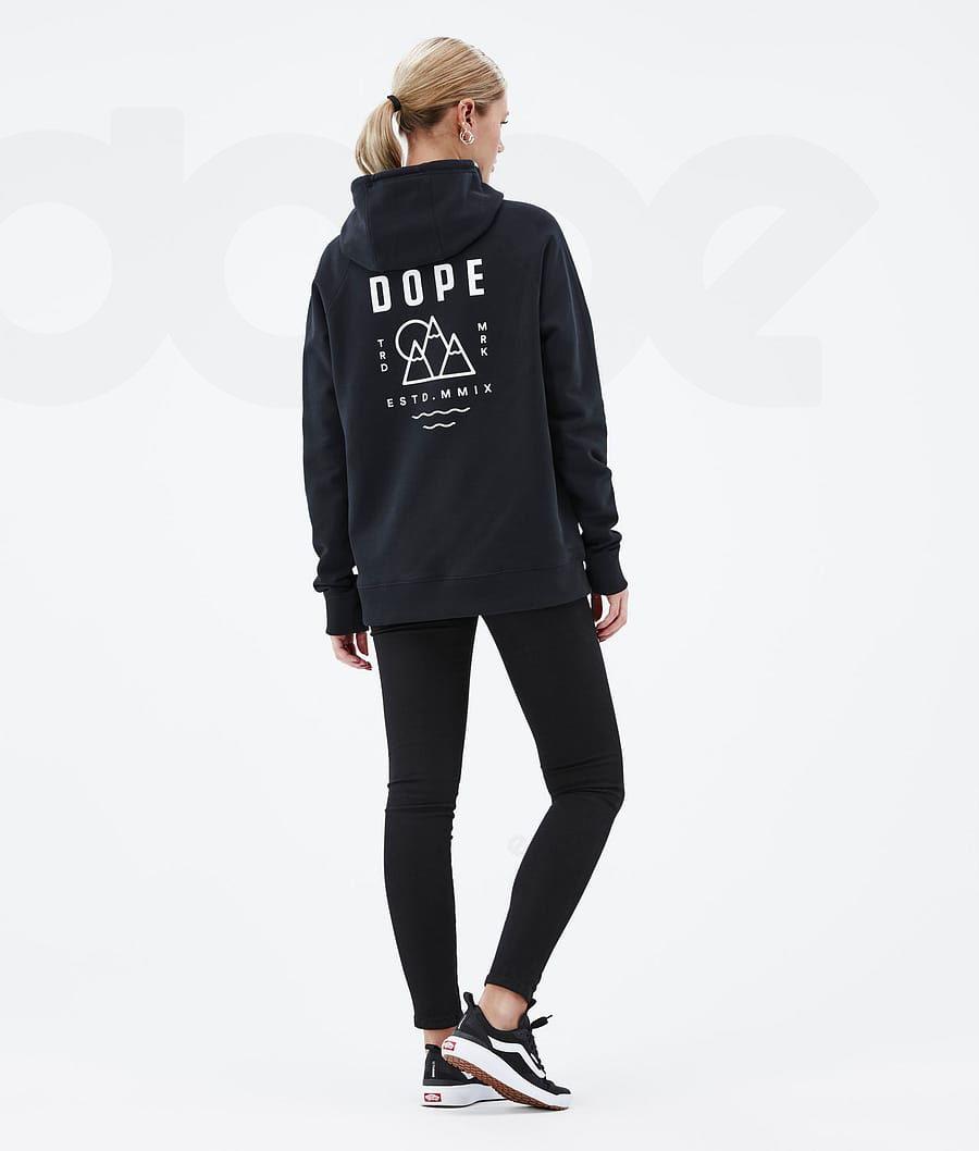 Dope Common W Summit Donna Felpa Con Cappuccio Nere | ITHK3838