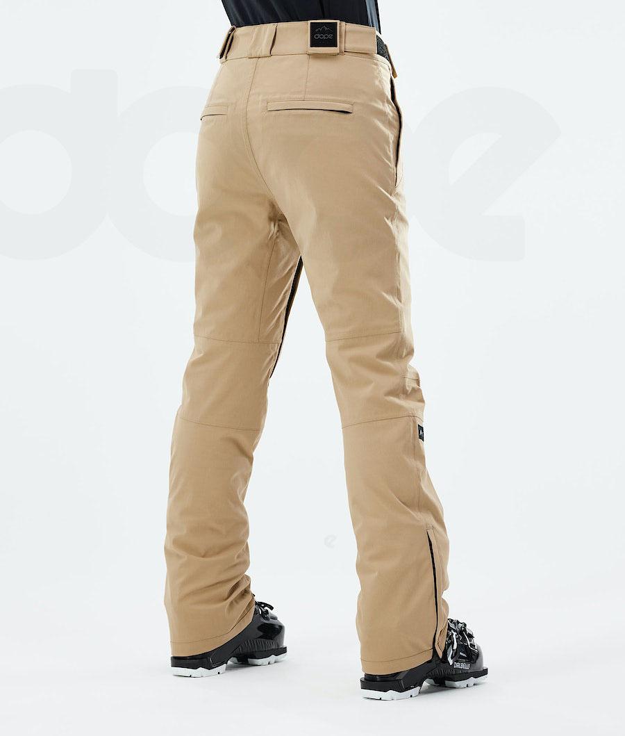 Dope Con W 2021 Donna Pantaloni Da Sci Khaki | ITXF3327