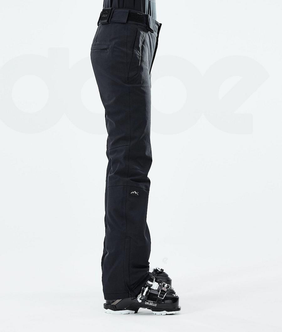 Dope Con W 2021 Donna Pantaloni Da Sci Nere | ITZG3328