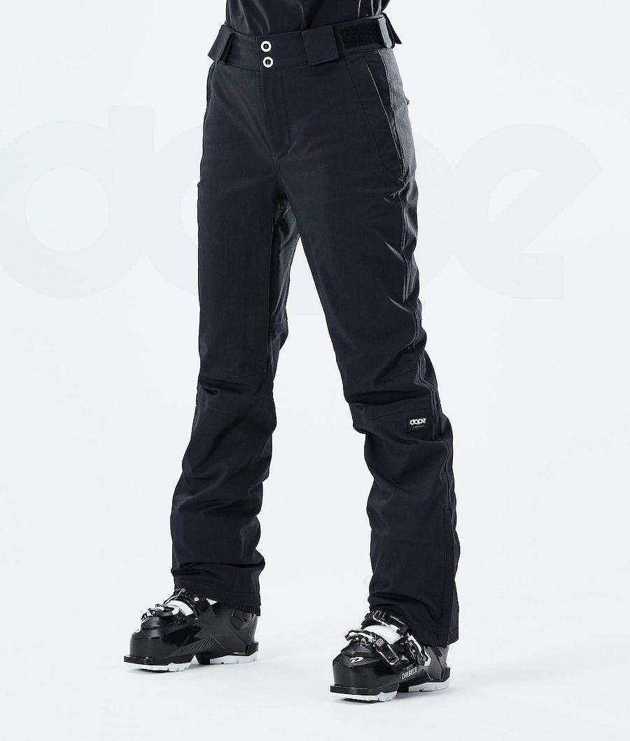 Dope Con W 2021 Donna Pantaloni Da Sci Nere | ITZG3328