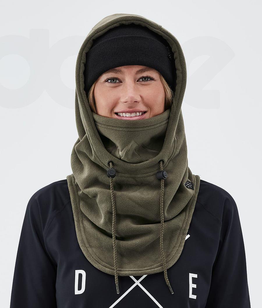 Dope Cozy Hood II Donna Mascherina Verde Oliva Verdi | ITIS3984