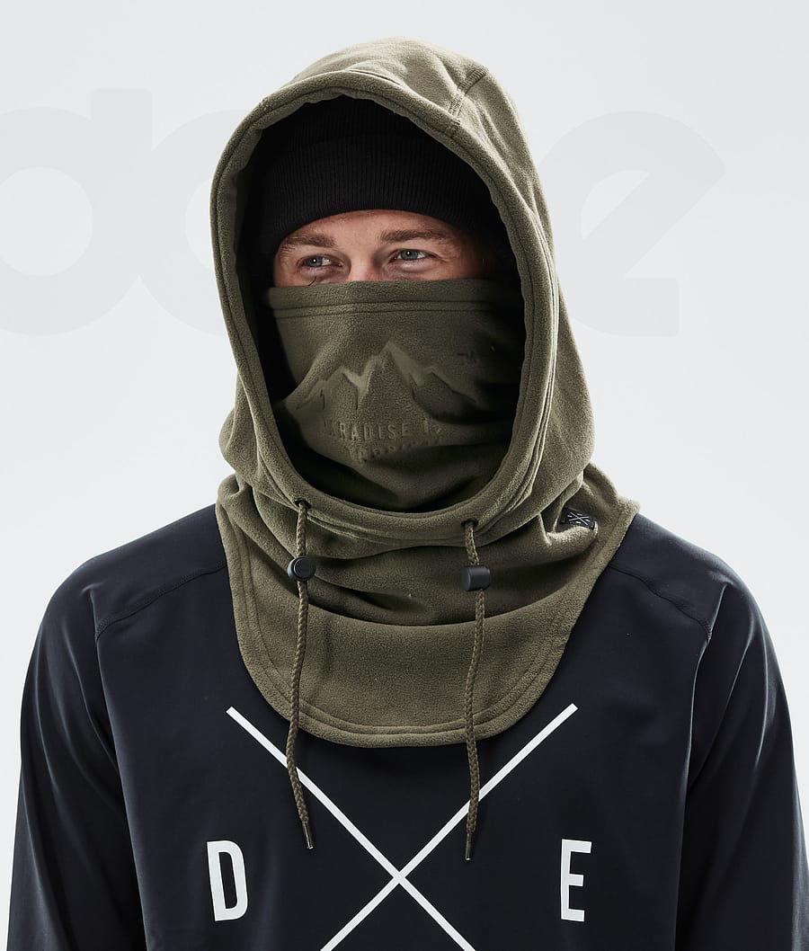 Dope Cozy Hood II Donna Mascherina Verde Oliva Verdi | ITIS3984