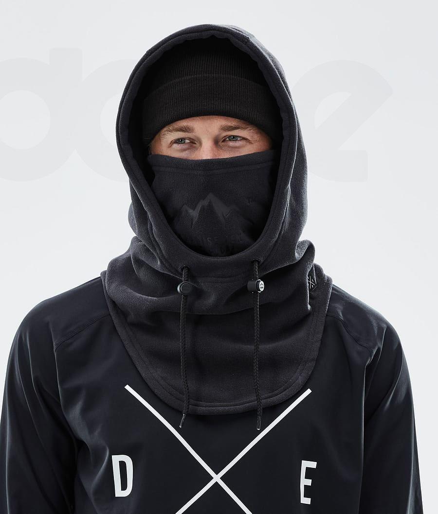 Dope Cozy Hood II Uomo Mascherina Nere | ITYU3148