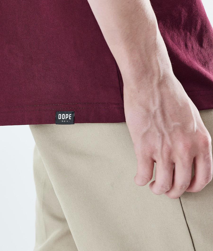 Dope Daily 2X-UP Uomo Magliette Bordeaux | ITGL2979