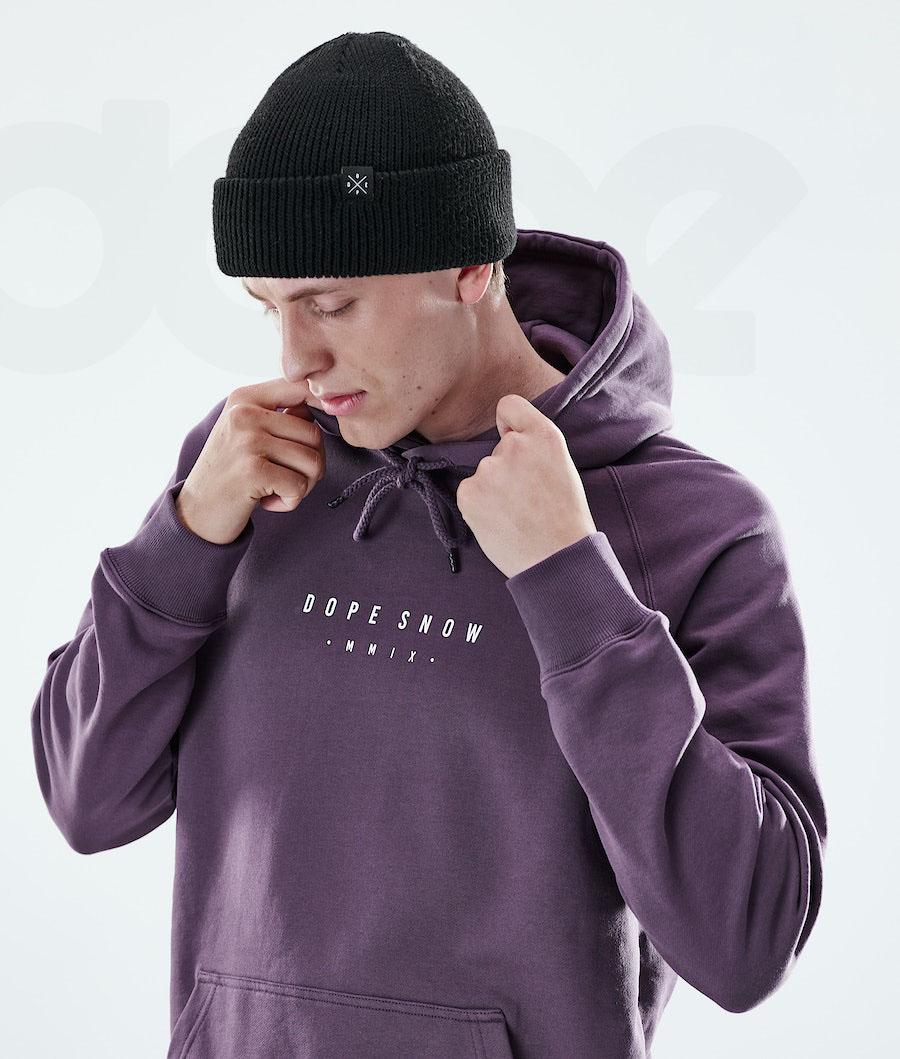 Dope Daily Range Uomo Felpa Con Cappuccio Viola | ITCE3016