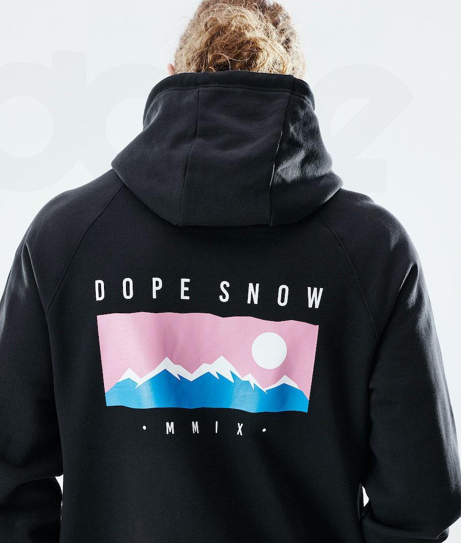 Dope Daily Range Uomo Felpa Con Cappuccio Nere | ITXF3017