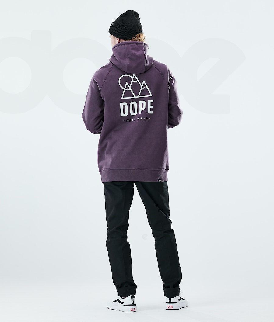 Dope Daily Rise Uomo Felpa Con Cappuccio Viola | ITZG3018