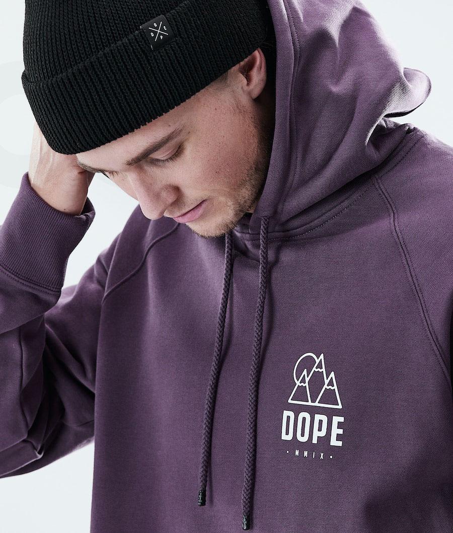 Dope Daily Rise Uomo Felpa Con Cappuccio Viola | ITZG3018