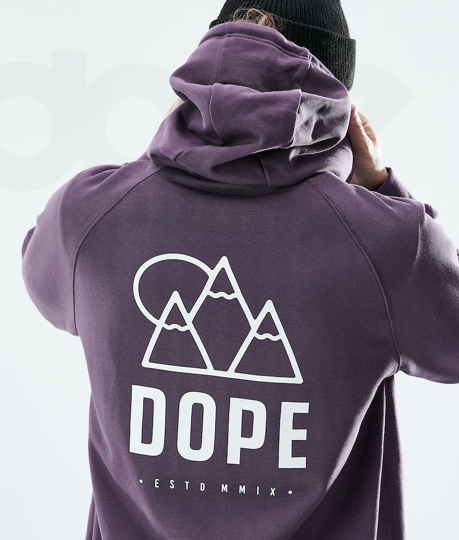 Dope Daily Rise Uomo Felpa Con Cappuccio Viola | ITZG3018