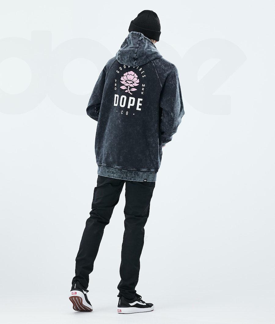 Dope Daily Rose Uomo Felpa Con Cappuccio Rosa Nere | ITKI3020