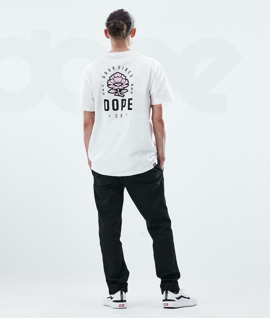 Dope Daily Rose Uomo Magliette Bianche | ITIS2986