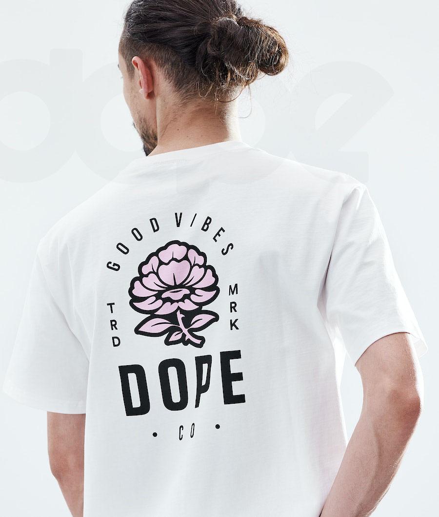 Dope Daily Rose Uomo Magliette Bianche | ITIS2986