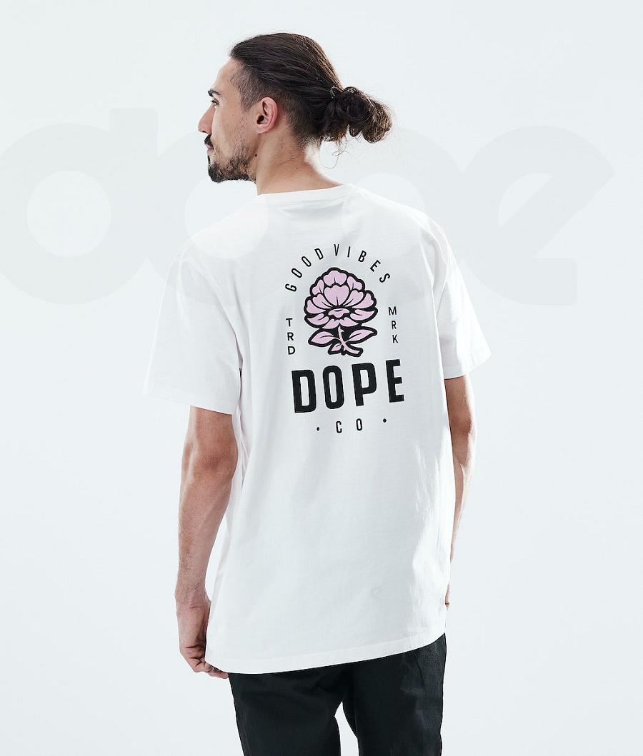 Dope Daily Rose Uomo Magliette Bianche | ITIS2986